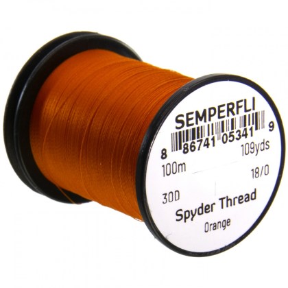 Spyder Thread 18/0 30D UnWaxed Semperfli orange